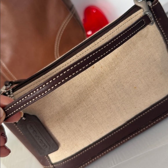 Coach Vintage 6115 Y2K Brown and Cream Bag ๐๐๐ - Picture 8 of 12